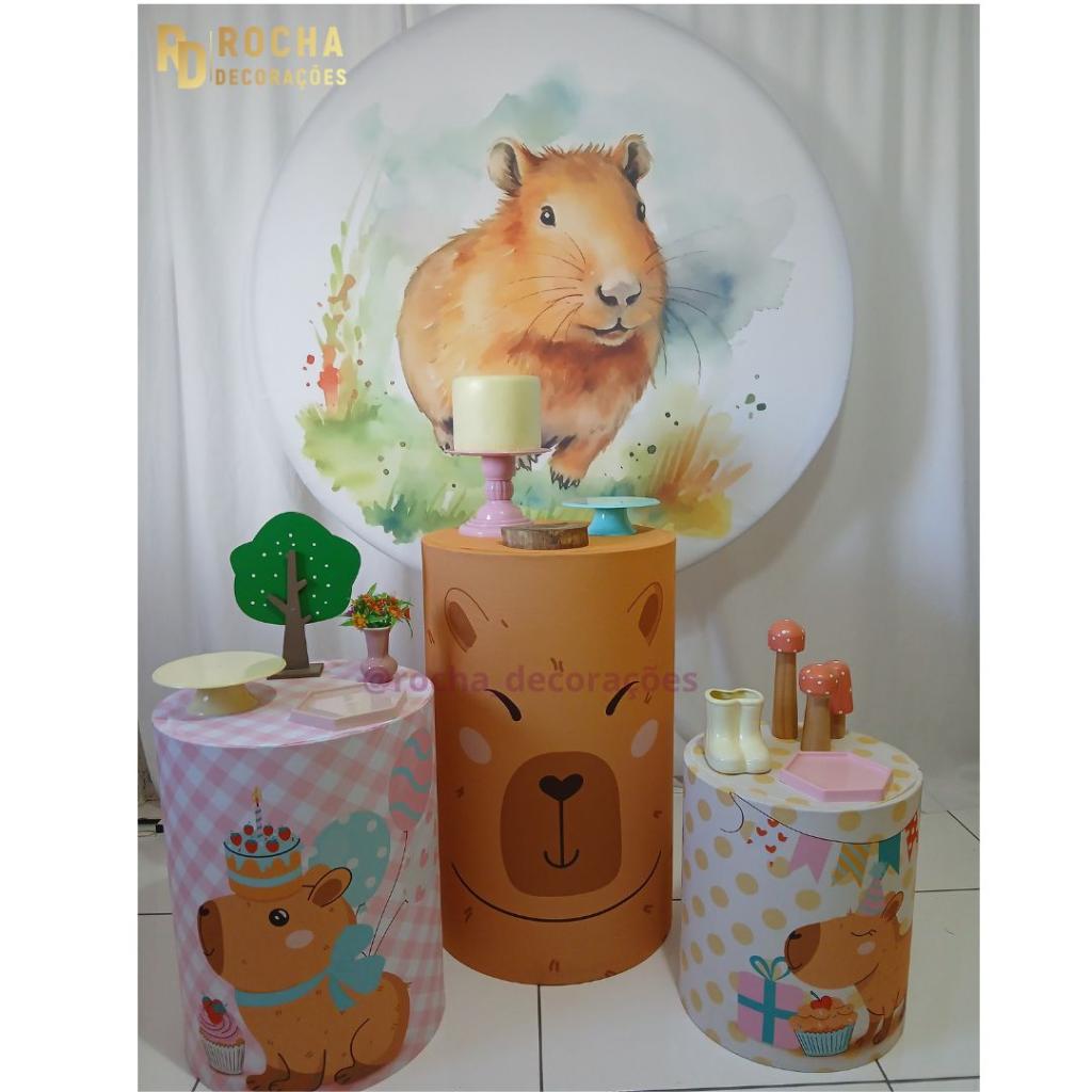Capivara Kit Essencial - Rocha Decorações