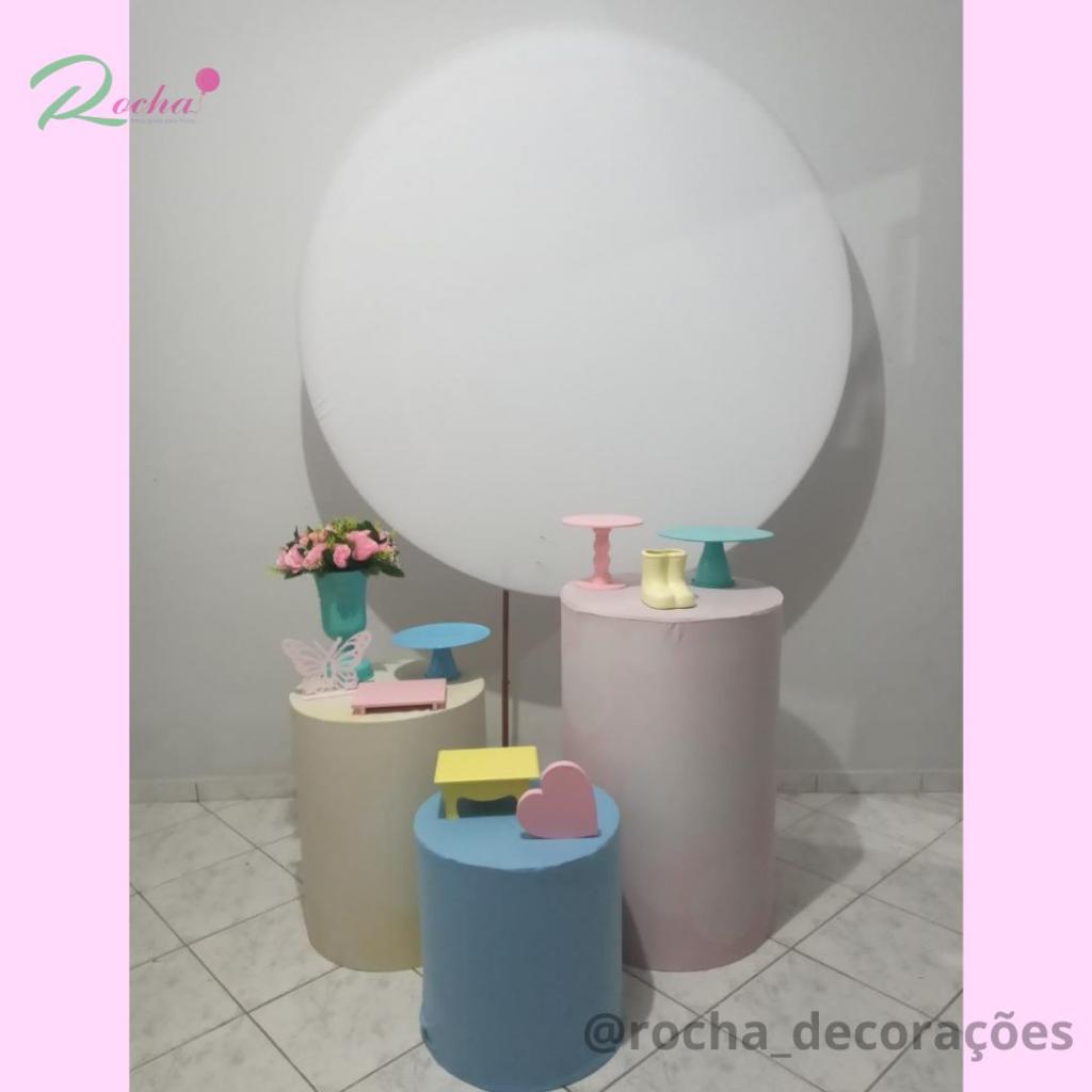 Candy Colors Azul Infantil Para Incluir Tema - Rocha Decorações