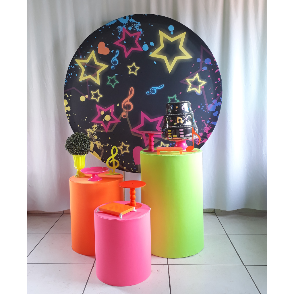 Neon Estrelas Ii Kit Essencial - Rocha Decorações