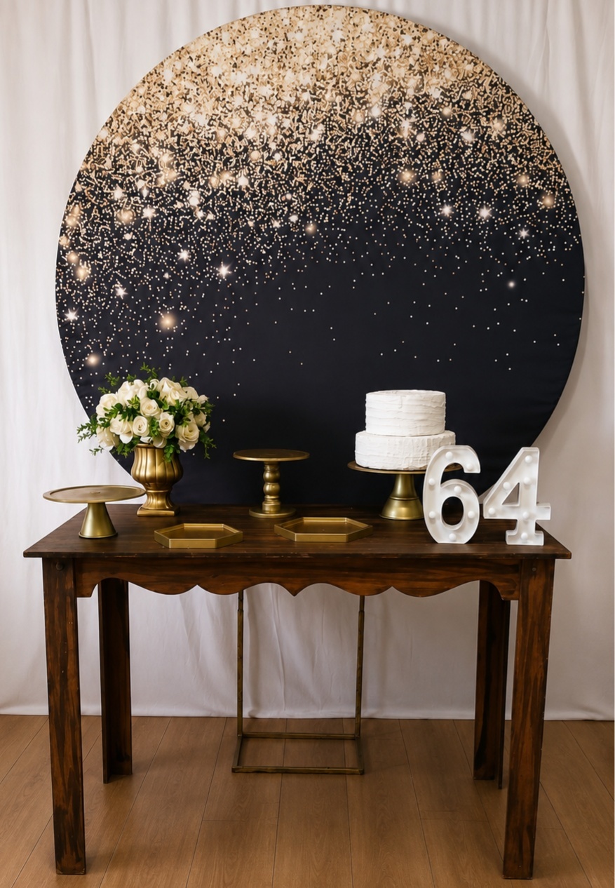 Preto E Dourado Adulto K6135 - Rocha Decorações Pegue e Monte Itatiba