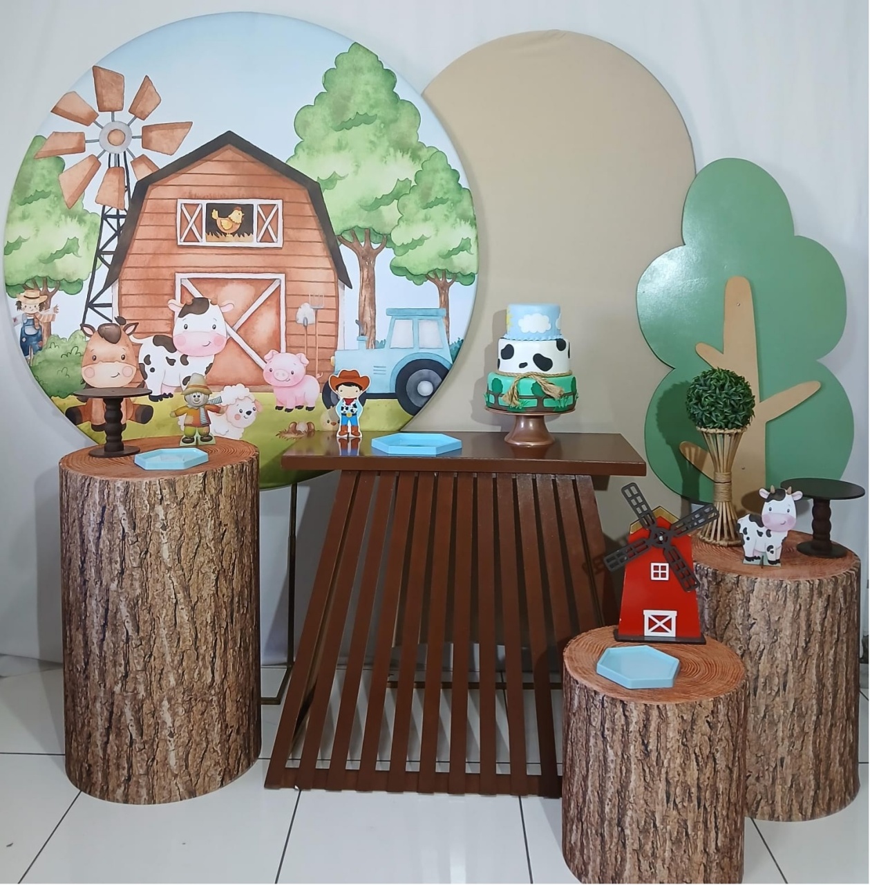 Fazendinha Menino Composição VI - Rocha Decorações