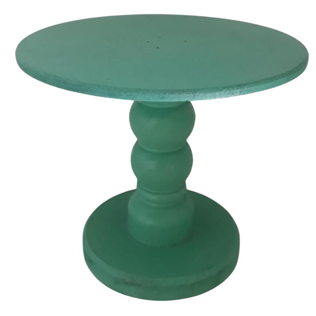 Bandeja Mdf Torneada Tiffany M - Rocha Decorações