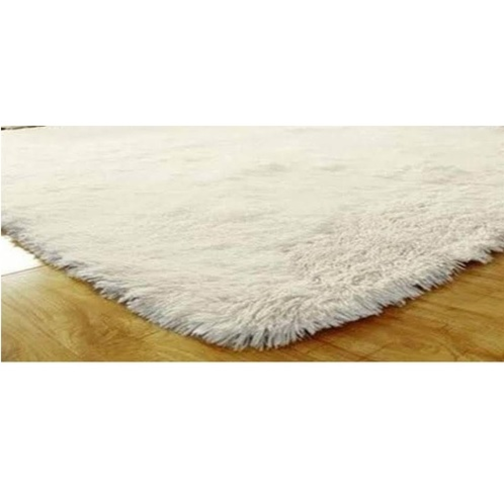 Tapete Felpudo Cor Branco 1,00 X 1,40M. - Rocha Decorações