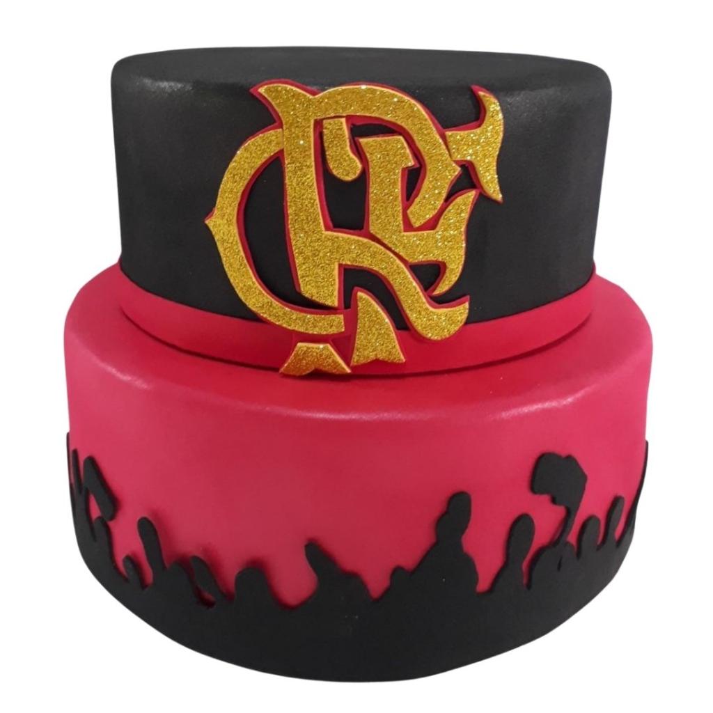 Bolo Cenográfico/ Fake Flamengo - Rocha Decorações