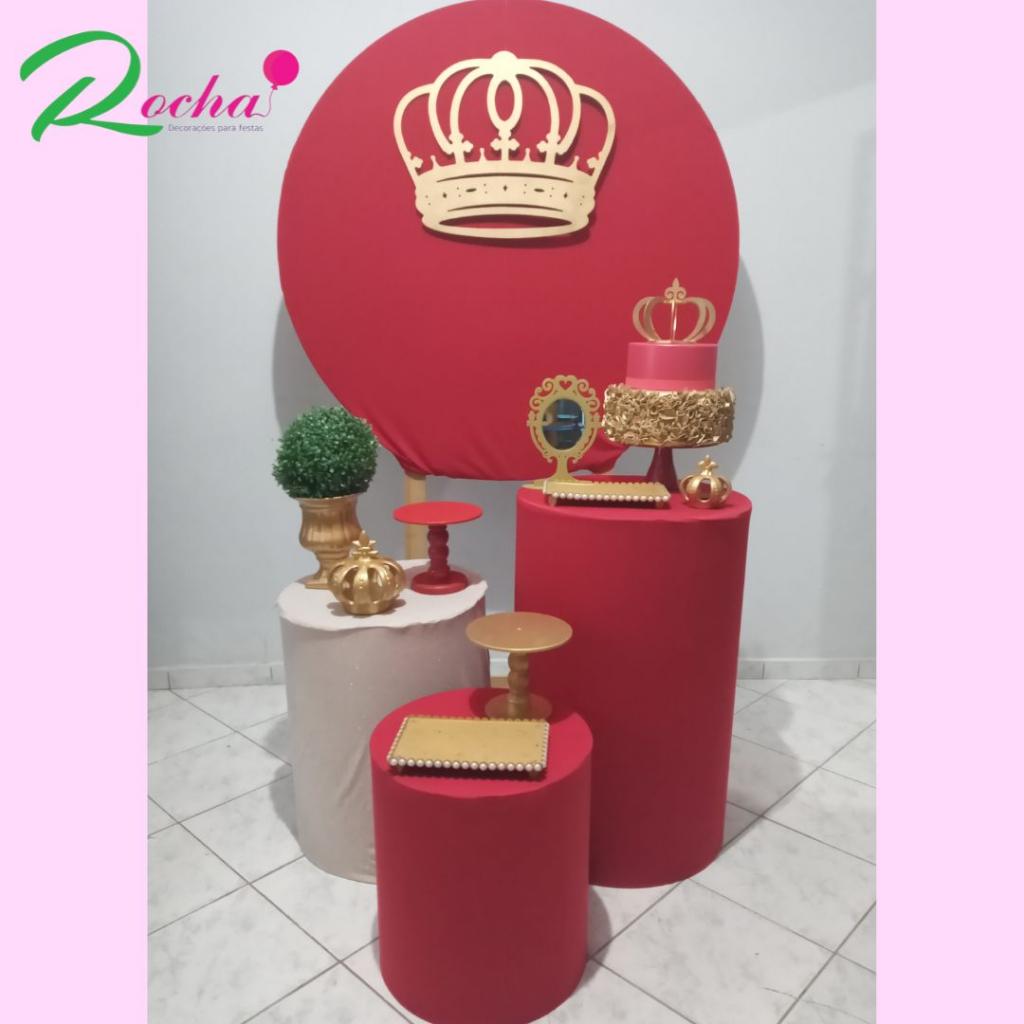 Realeza Vermelho Kit Essencial - Rocha Decorações