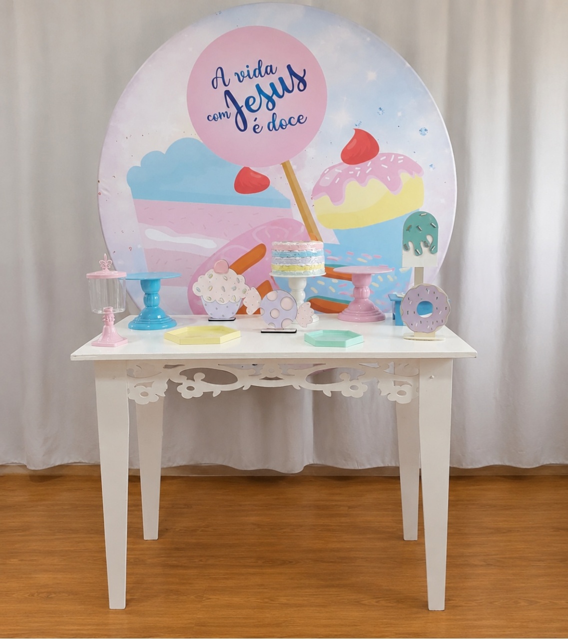 A Vida É Doce Com Jesus Composição - Rocha Decorações Pegue e Monte Itatiba