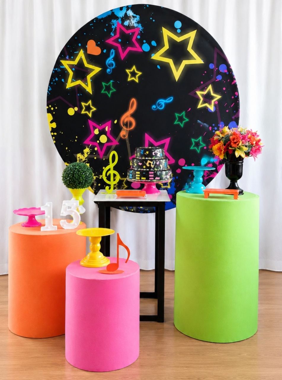 Neon Estrelas Composição K-2032 - Rocha Decorações Pegue e Monte Itatiba