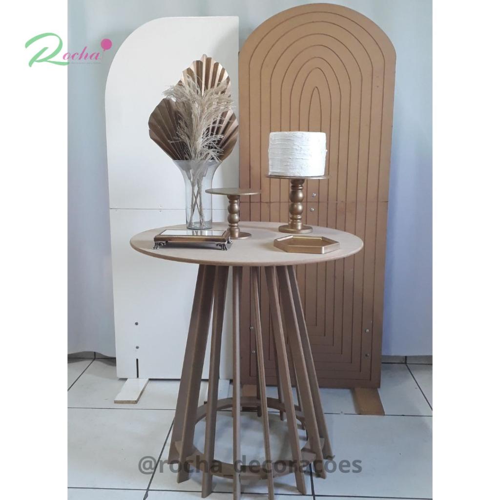 Branco E Dourado Composição 0065 - Rocha Decorações