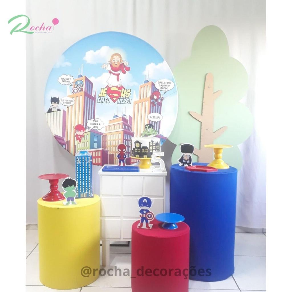 Jesus Meu Heroi Kit Master - Rocha Decorações