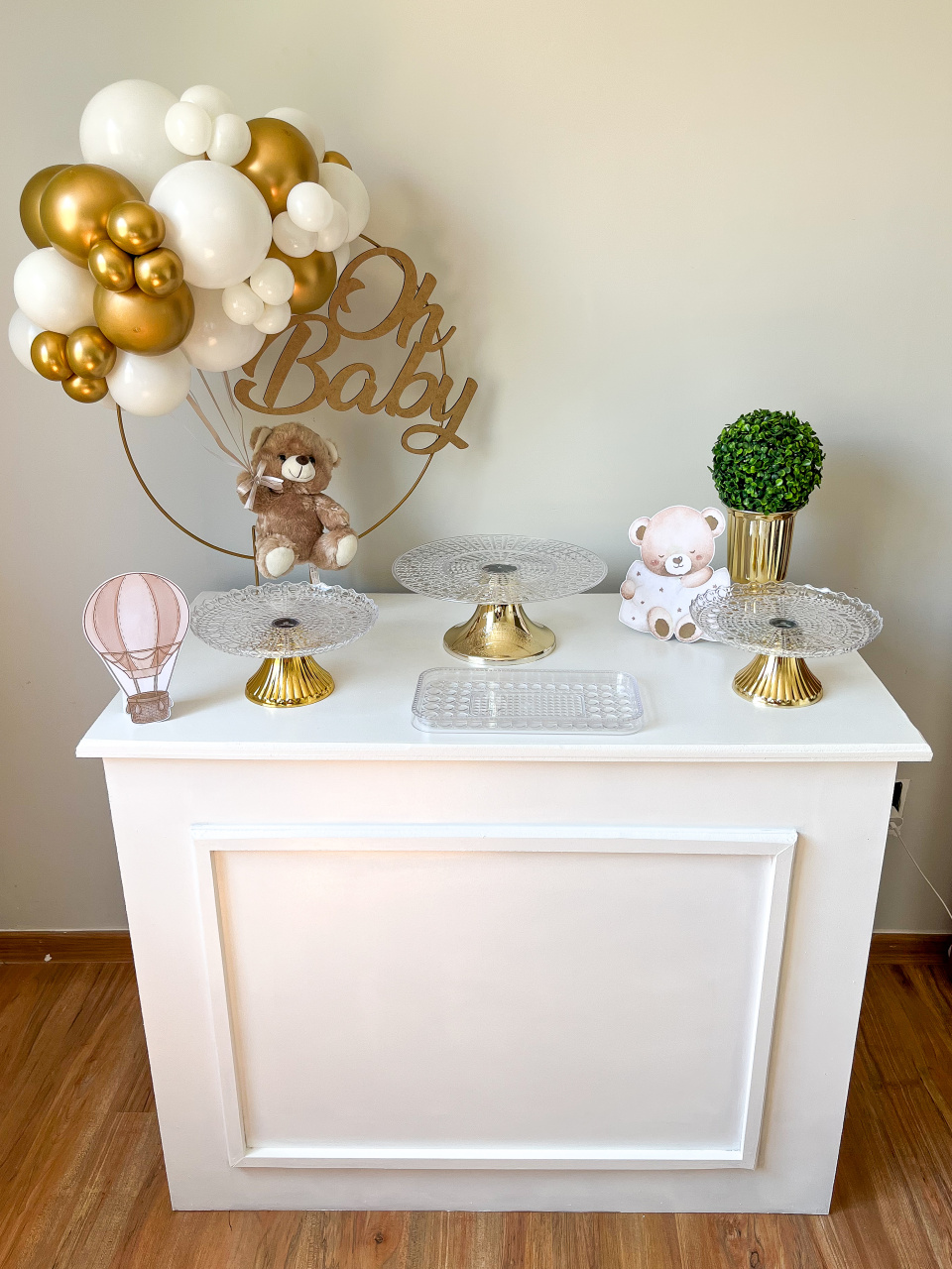 Kit Festa Na Mesa - Chá Revelação / Chá de Bebê - Levei Decorei