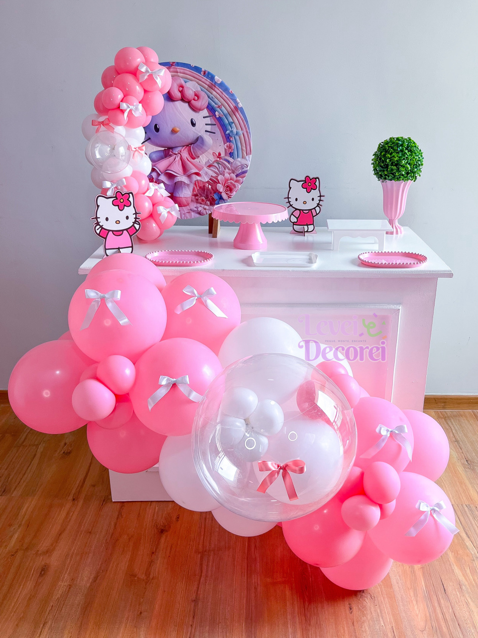 Kit Destaque - Hello Kitty - Levei Decorei