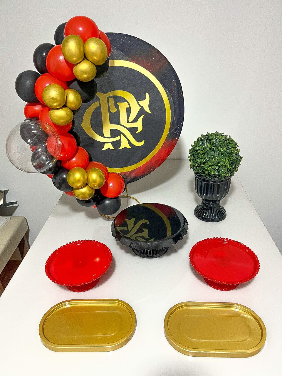Kit Essencial - Tema Flamengo - Levei Decorei