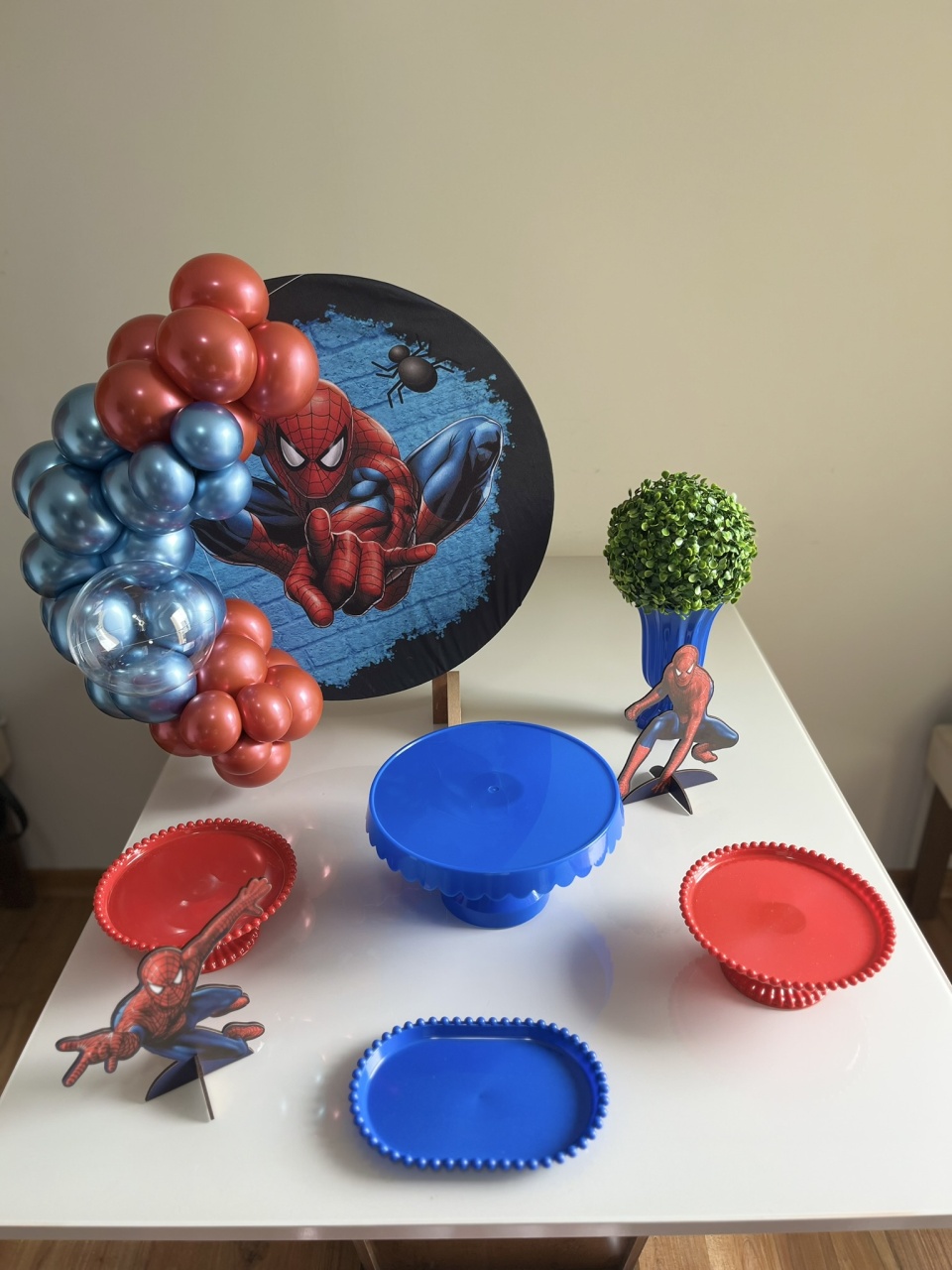 Kit Essencial - Tema Homem Aranha - Levei Decorei