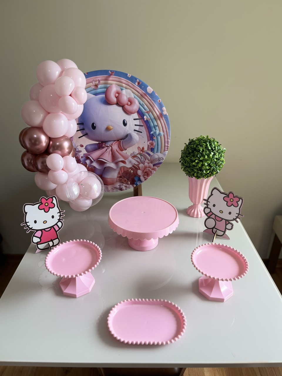 Kit Essencial - Tema Hello Kitty - Levei Decorei