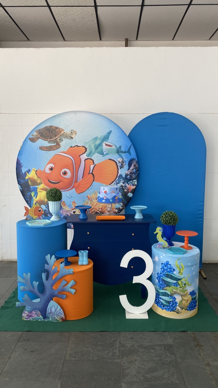 Procurando Nemo- Diamante - AC Festas Pegue e Monte