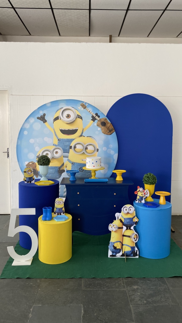 Minions- Diamante - AC Festas Pegue e Monte
