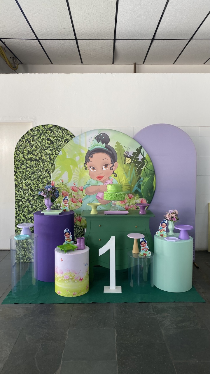 Princesa Tiana Baby- Luxo - AC Festas Pegue e Monte