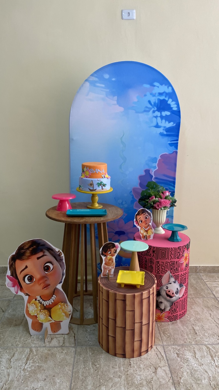 Moana Baby- Romano - AC Festas Pegue e Monte