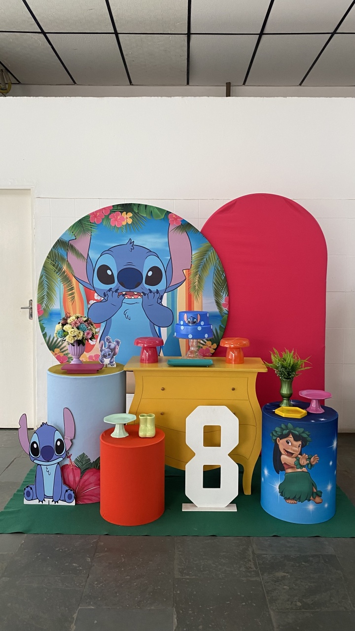 Stitch- Diamante - AC Festas Pegue e Monte