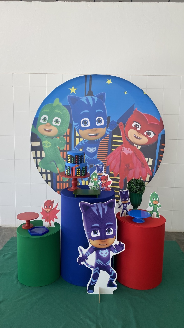 Pj Masks- Bronze - AC Festas Pegue e Monte