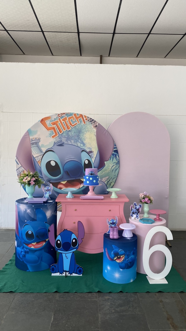Stitch- Diamante 1 - AC Festas Pegue e Monte
