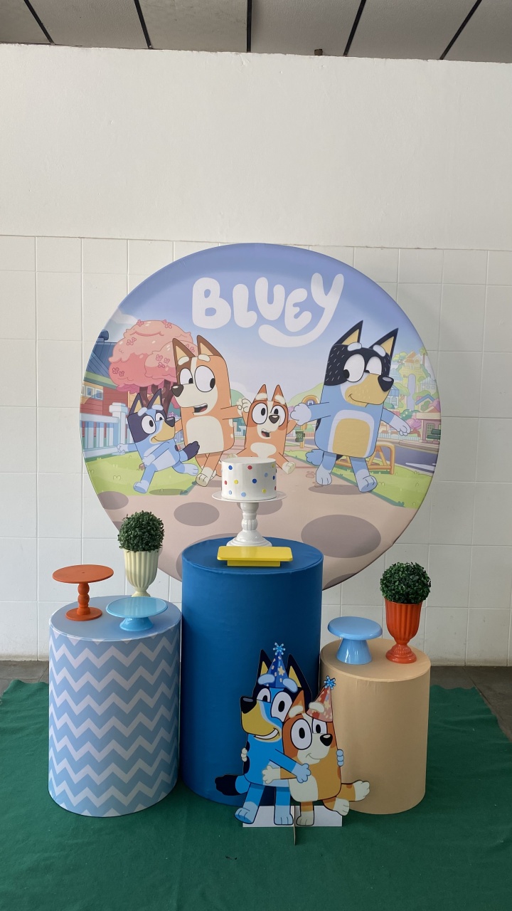 Bluey- Bronze Menino - AC Festas Pegue e Monte