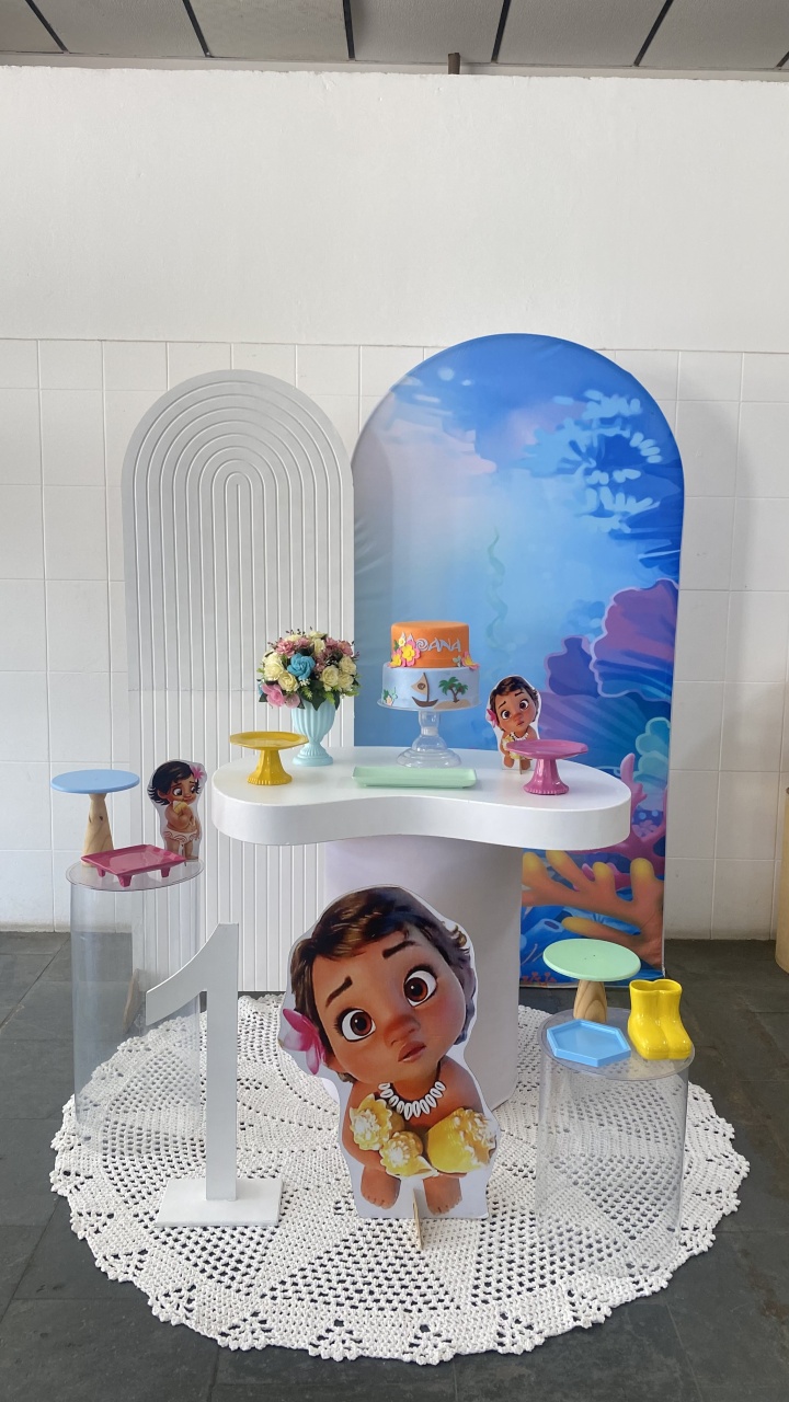 Moana Baby- Orgânico - AC Festas Pegue e Monte