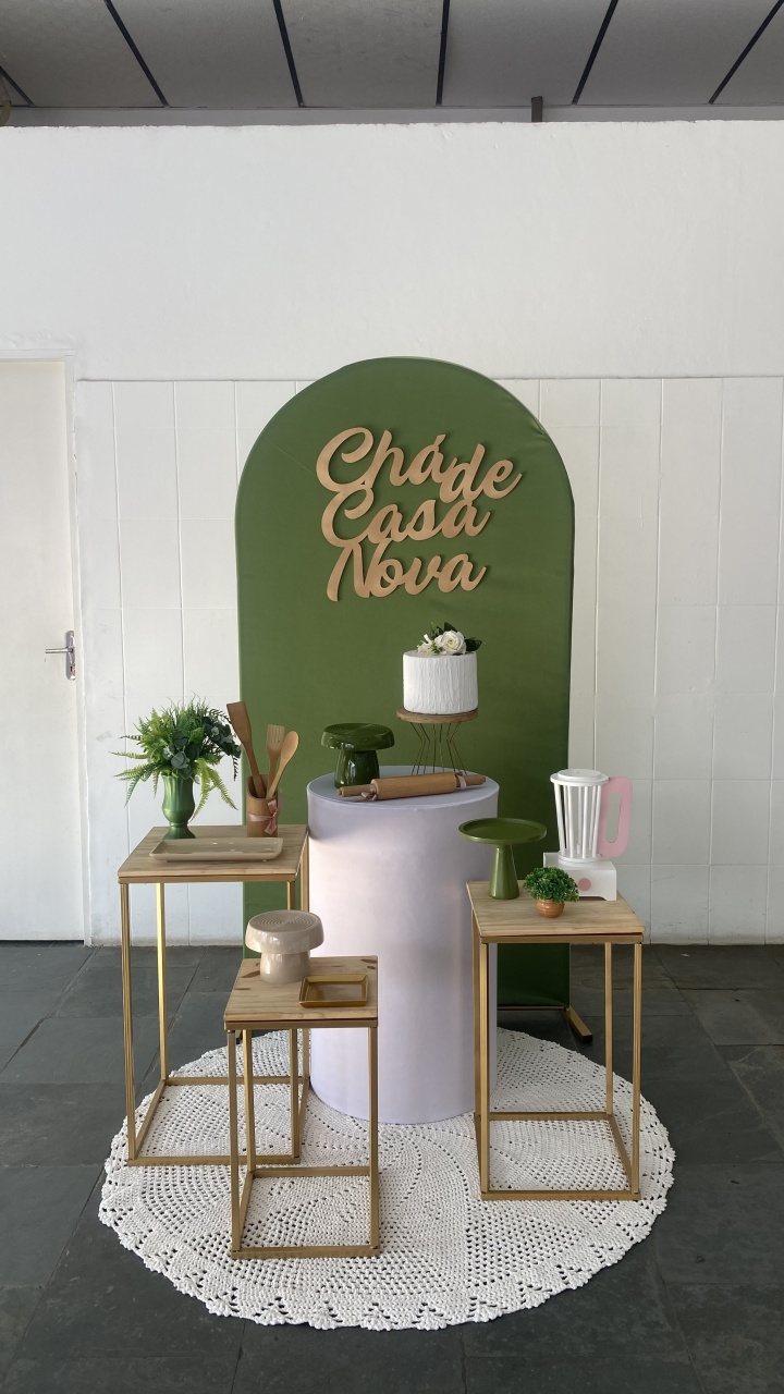 Chá de Casa Nova- Verde Oliva - AC Festas Pegue e Monte