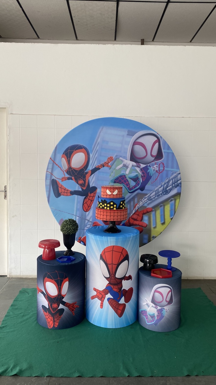 Homem Aranha E Seus Amigos - AC Festas Pegue e Monte