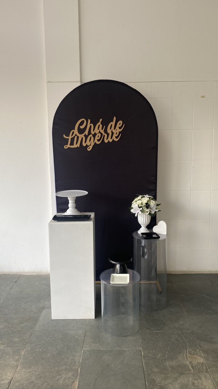 Chá de Lingerie- Preto - AC Festas Pegue e Monte
