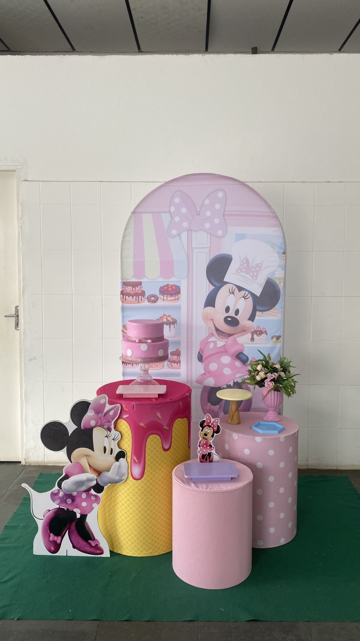 Minnie Confeiteira - AC Festas Pegue e Monte