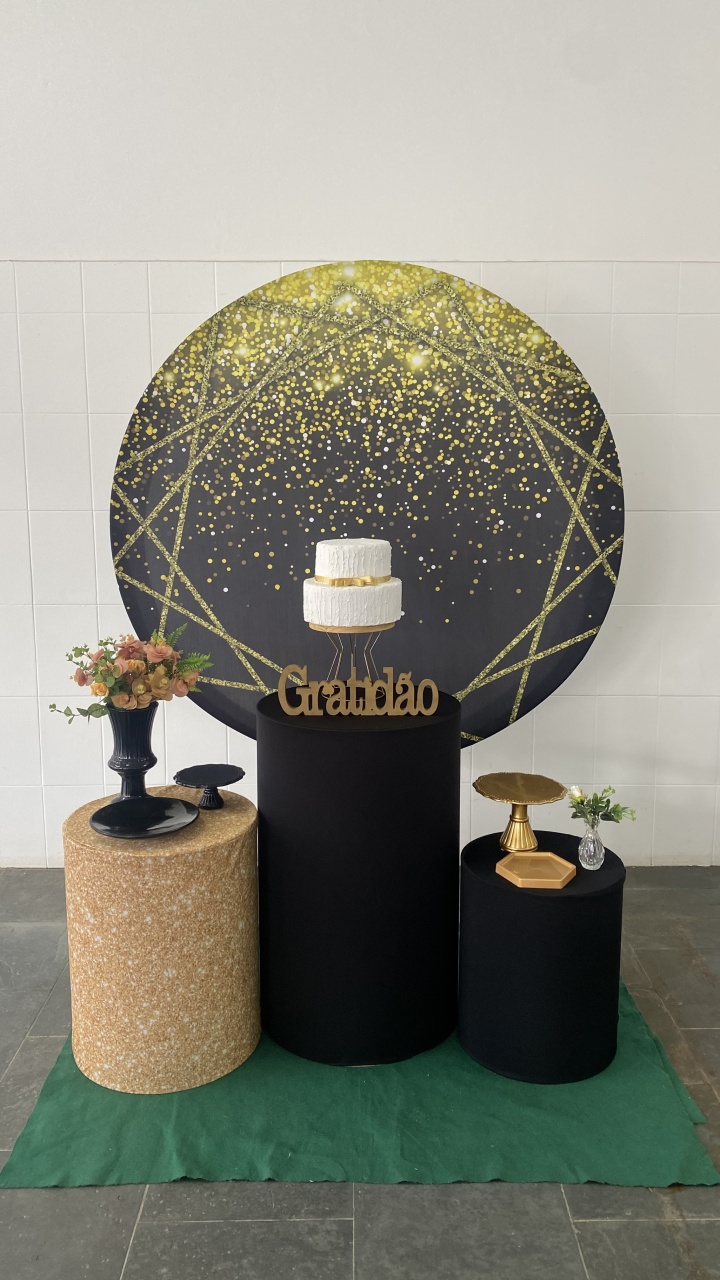 Preto E Dourado- Bronze 2 - AC Festas Pegue e Monte