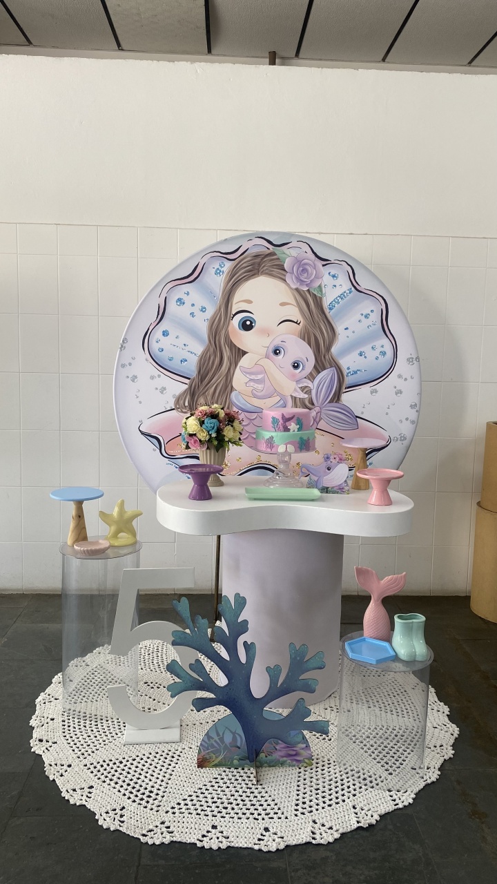 Sereia Baby- Orgânico - AC Festas Pegue e Monte