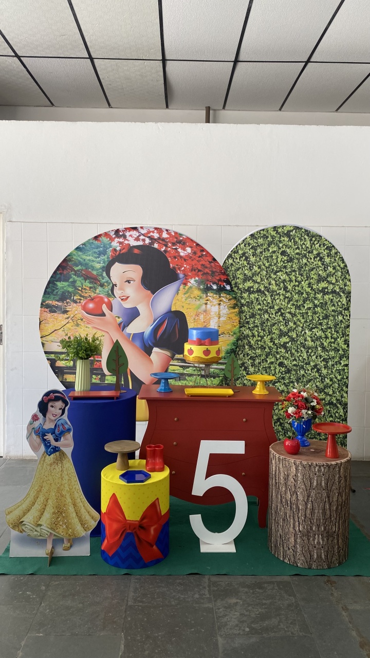 Branca de Neve- Diamante Verde - AC Festas Pegue e Monte