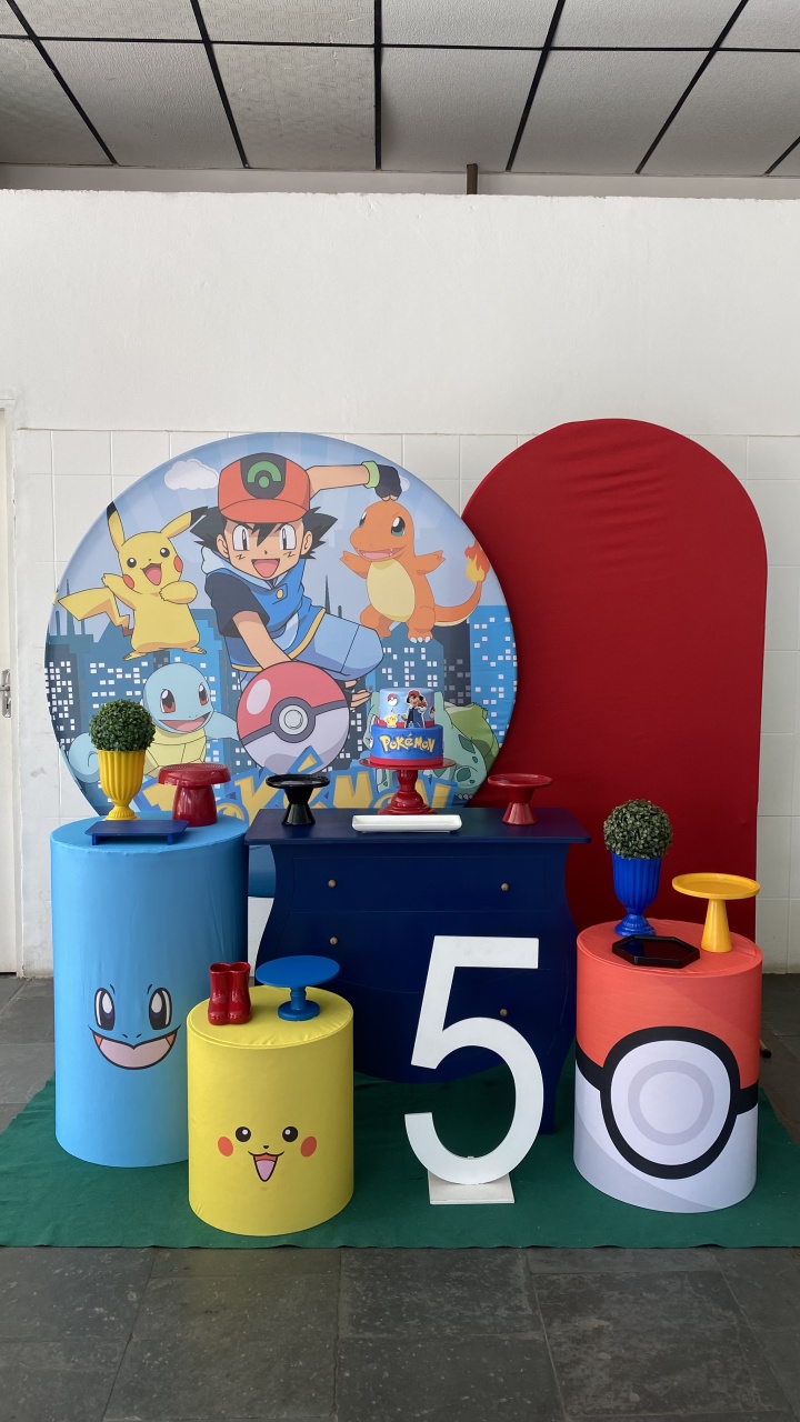 Pokémon- Diamante - AC Festas Pegue e Monte