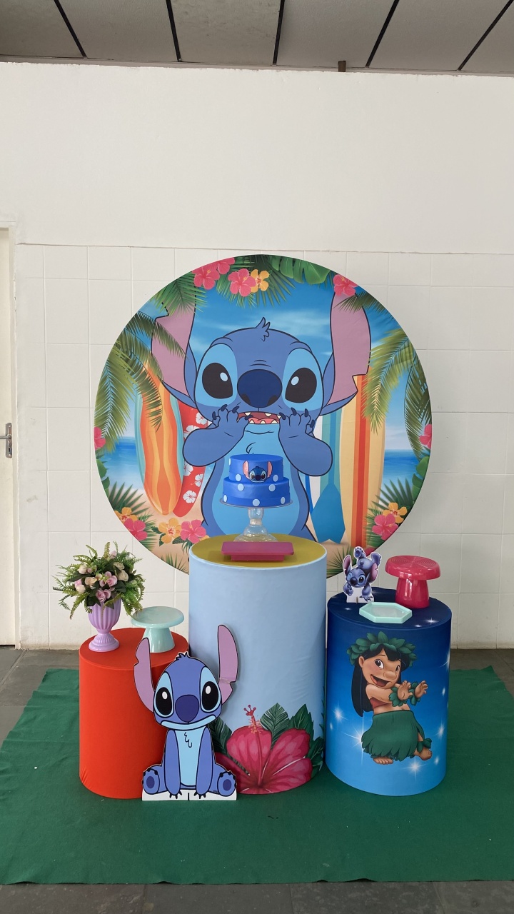 Stitch- Bronze - AC Festas Pegue e Monte