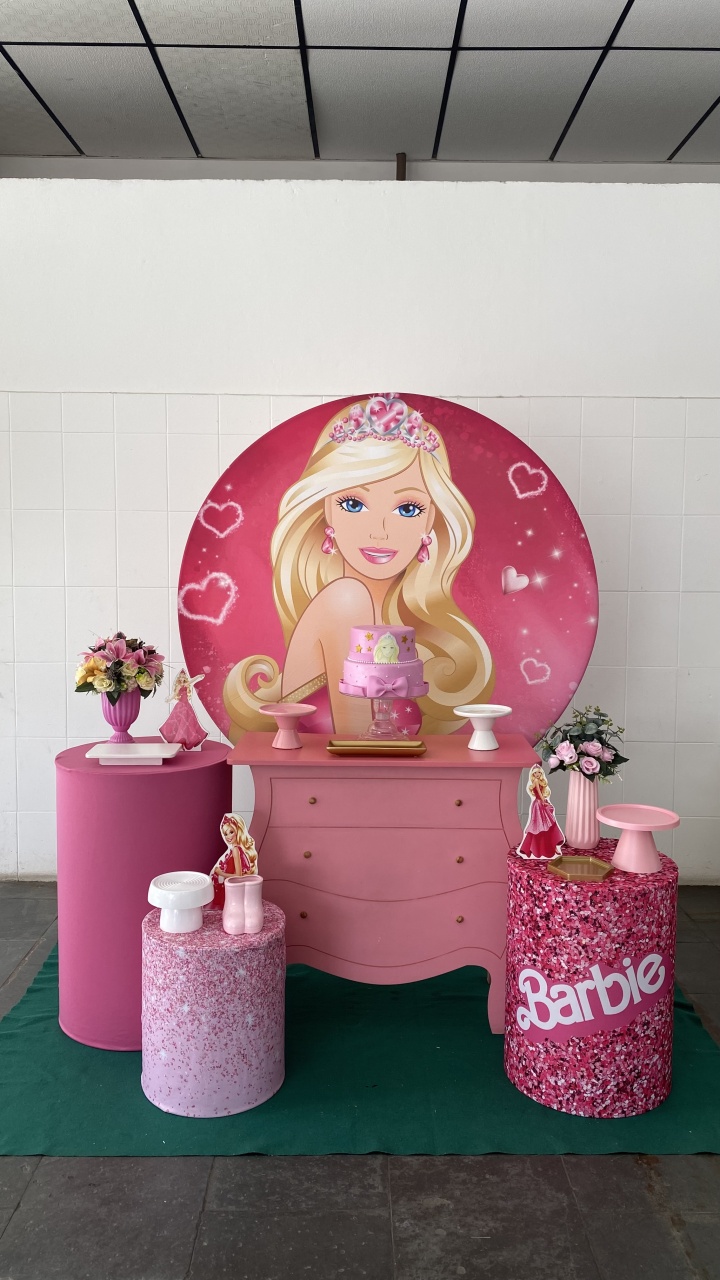 Barbie- Ouro - AC Festas Pegue e Monte