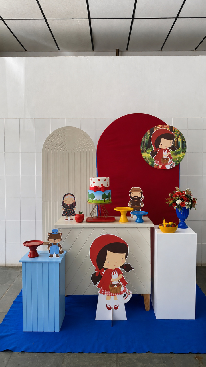 Chapeuzinho Vermelho- Mini Painel Acoplado - AC Festas Pegue e Monte
