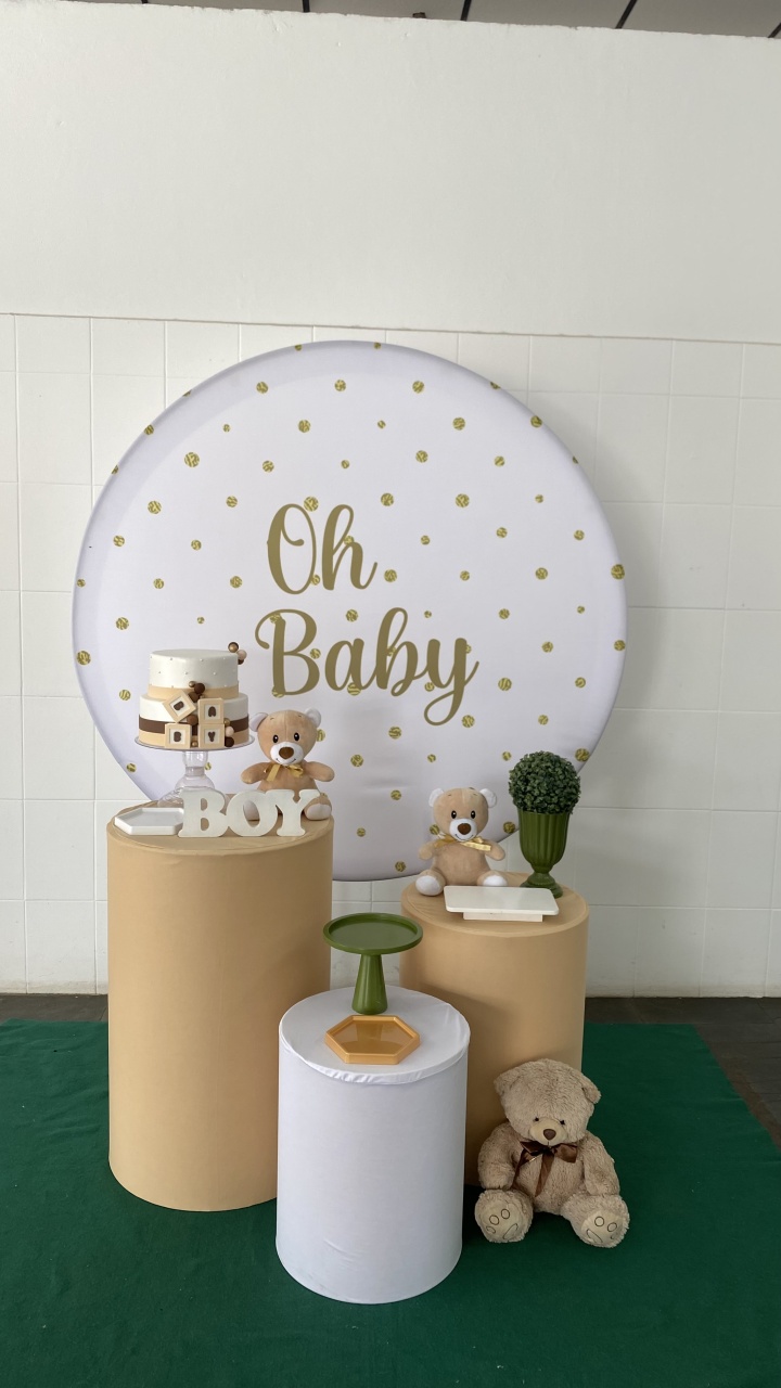 Oh Baby- Bronze - AC Festas Pegue e Monte