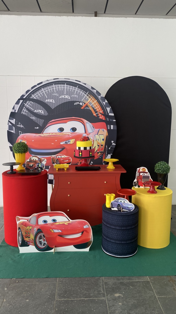 Carros/Macqueen- Diamante - AC Festas Pegue e Monte