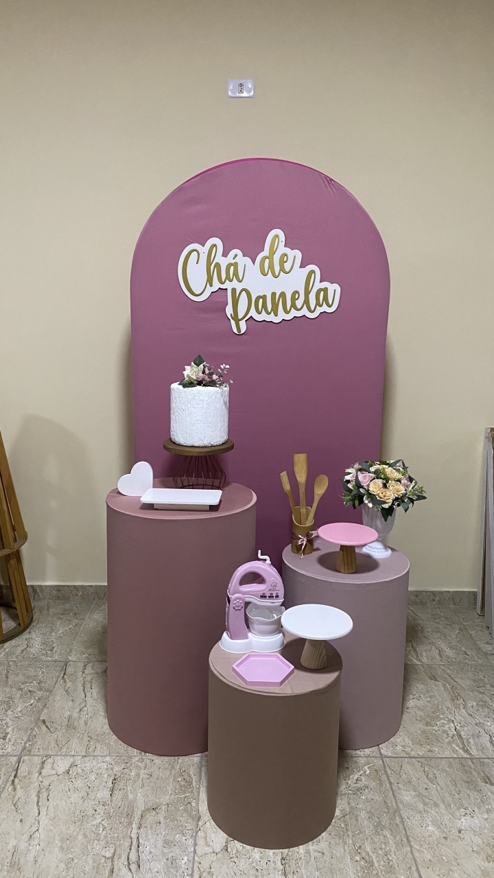 Chá de Panela- Bronze - AC Festas Pegue e Monte