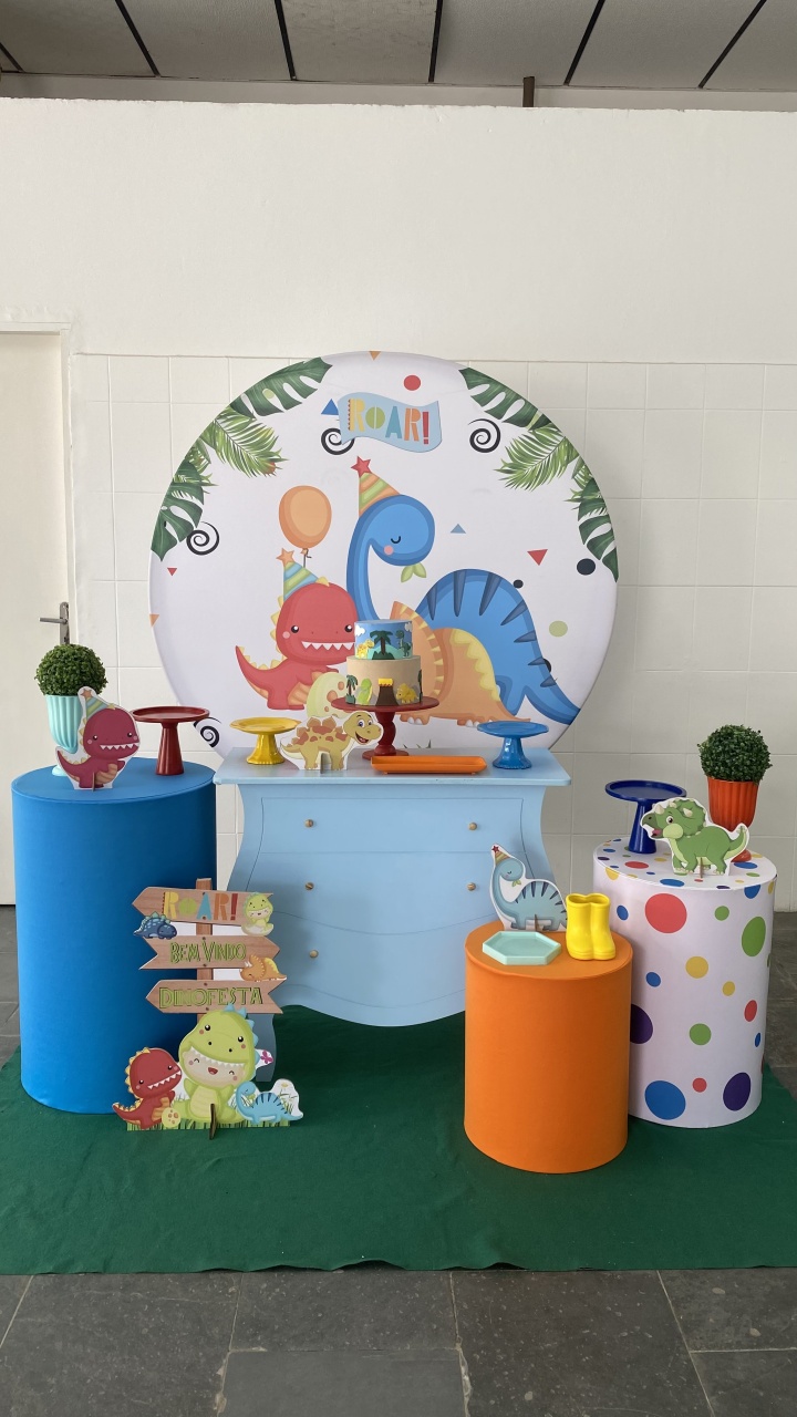 Dino Baby- Ouro - AC Festas Pegue e Monte