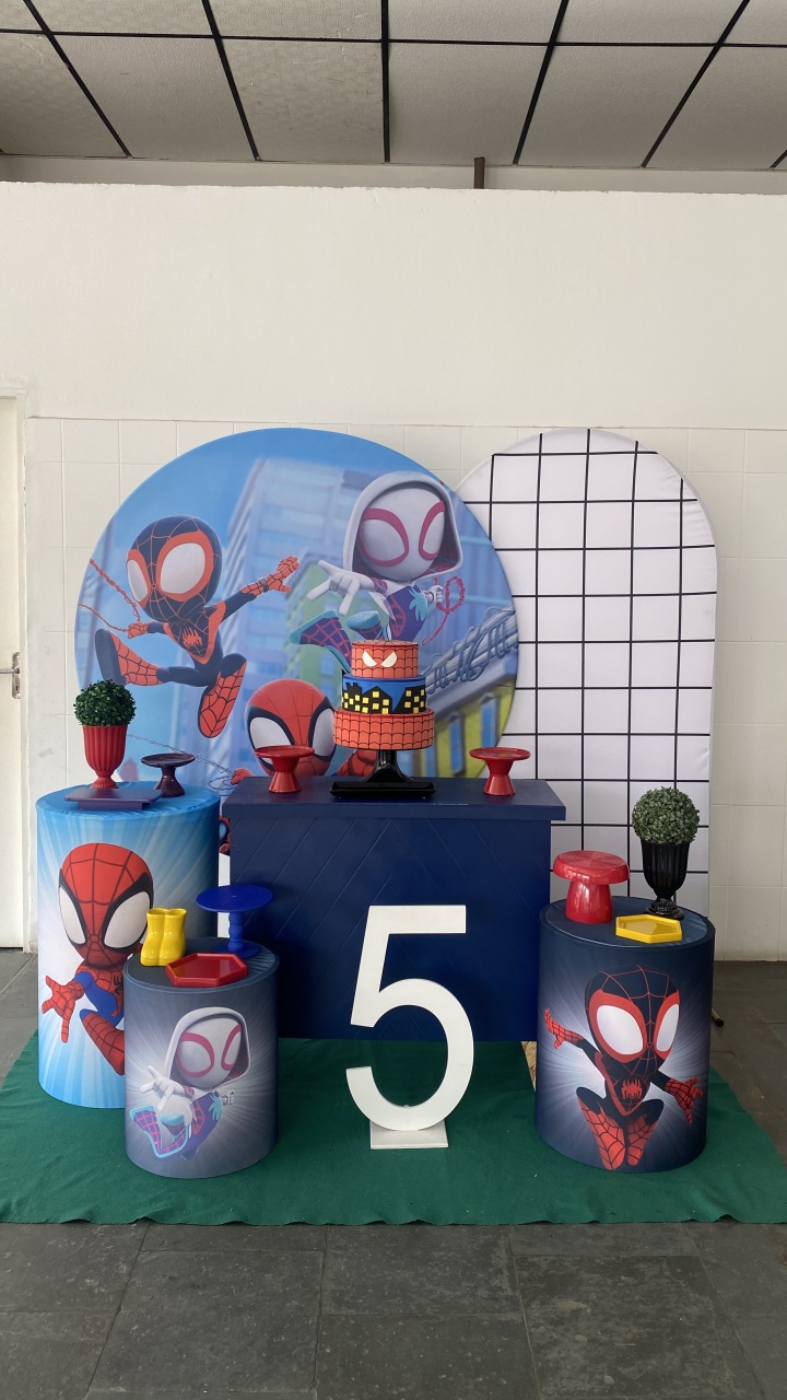 Homem Aranha E Seus Amigos- Diamante - AC Festas Pegue e Monte
