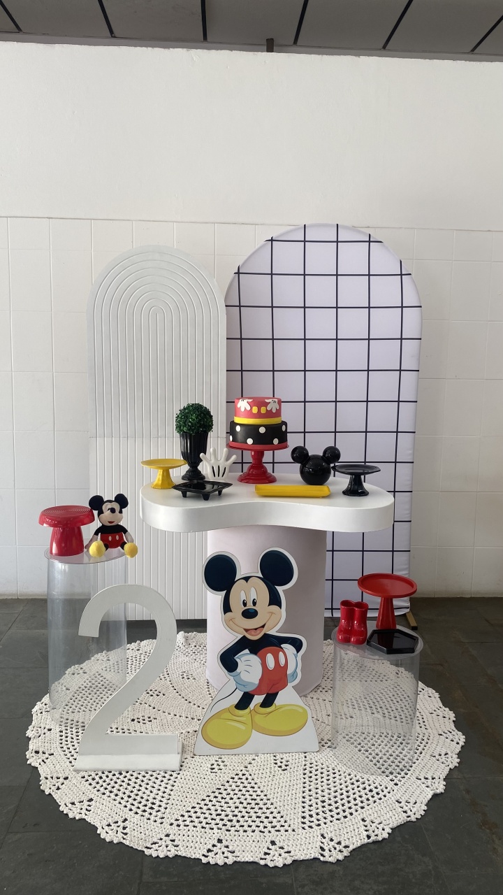 Mickey- Orgânico - AC Festas Pegue e Monte
