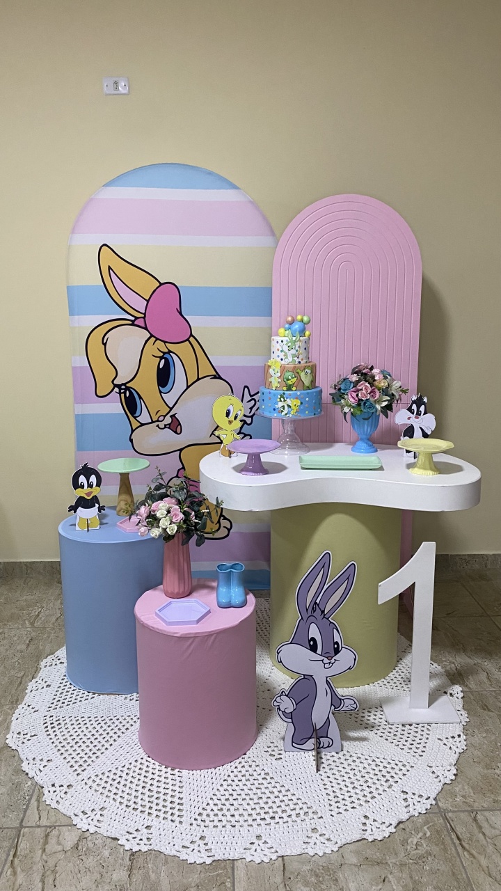 Baby Looney Tunes- Orgânico - AC Festas Pegue e Monte