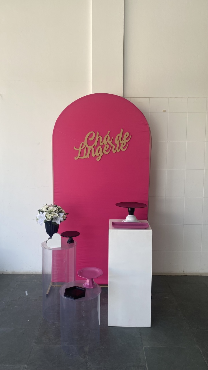 Chá de Lingerie- Pink - AC Festas Pegue e Monte