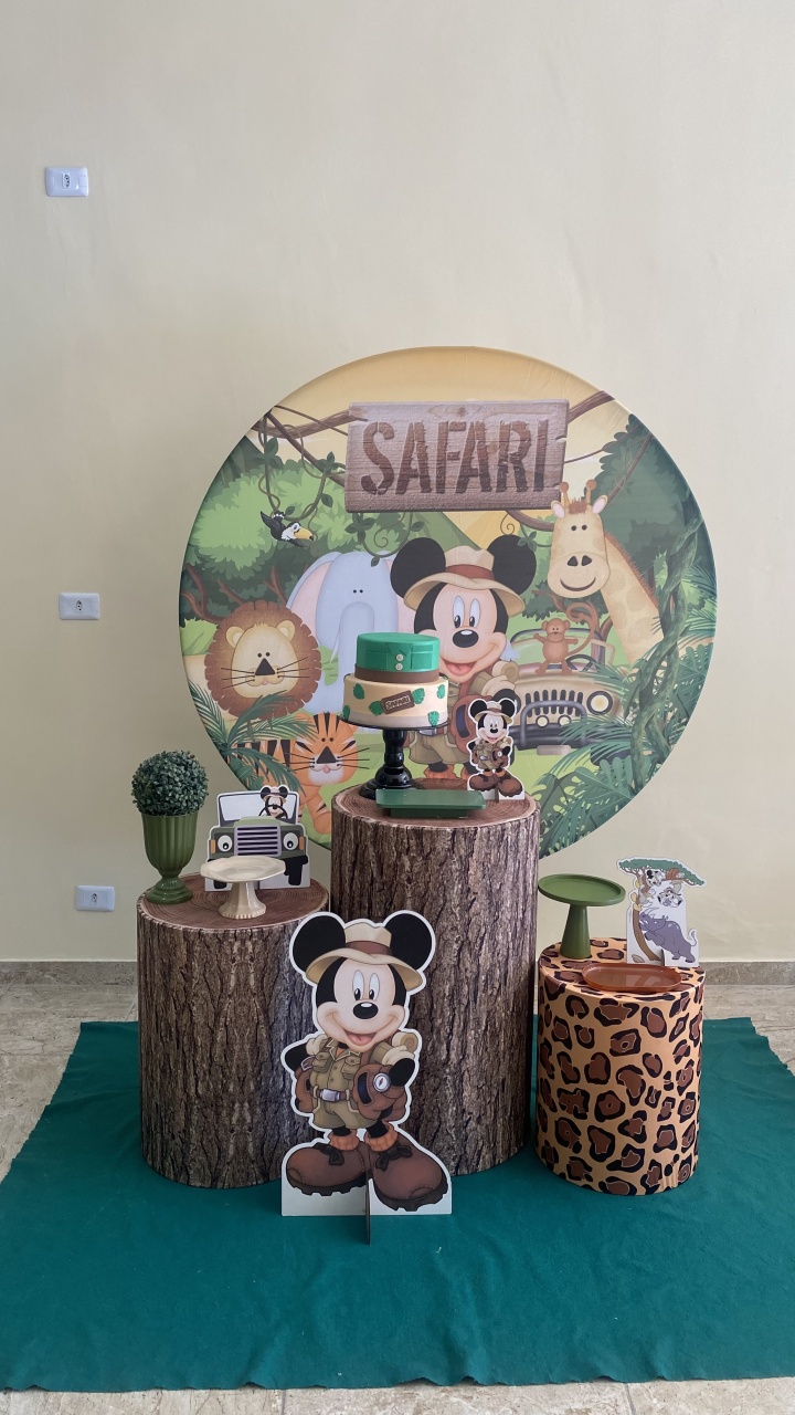 Mickey Safari- Bronze - AC Festas Pegue e Monte