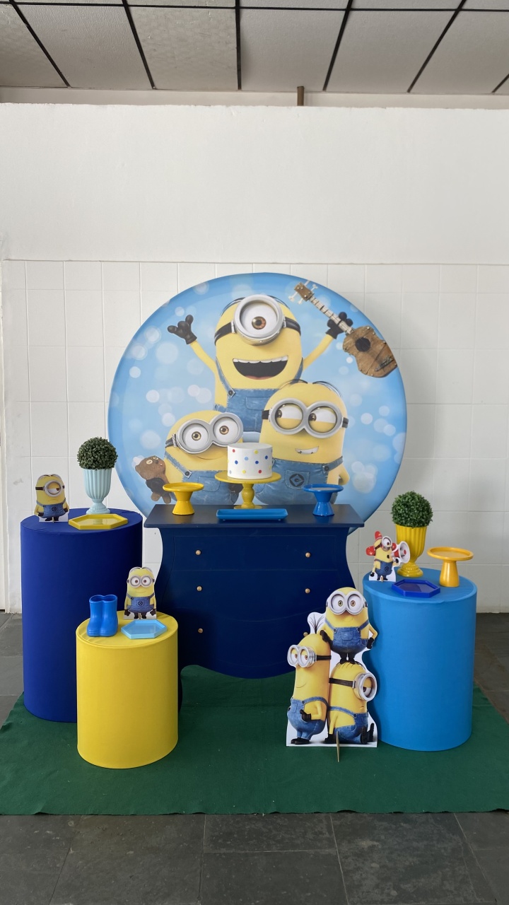 Minions- Ouro - AC Festas Pegue e Monte
