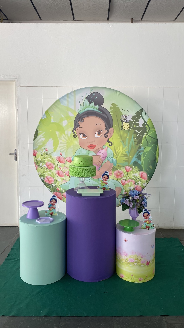 Princesa Tiana Baby - AC Festas Pegue e Monte