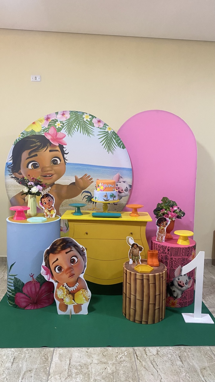 Moana Baby- Diamante - AC Festas Pegue e Monte